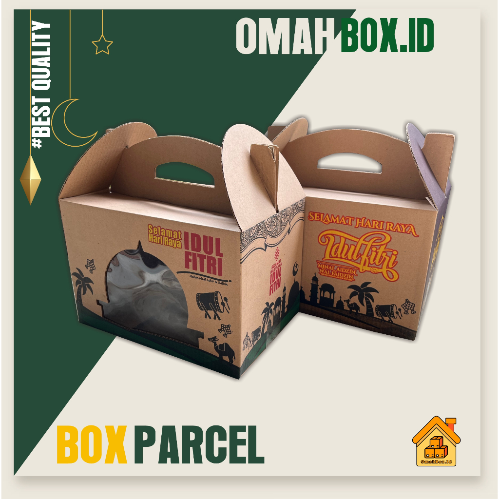 Box Parcel Jinjing 30x20x20 cm (Model Jinjing)  Kardus | Parcel | Lebaran | idul Fitri | sembako | h