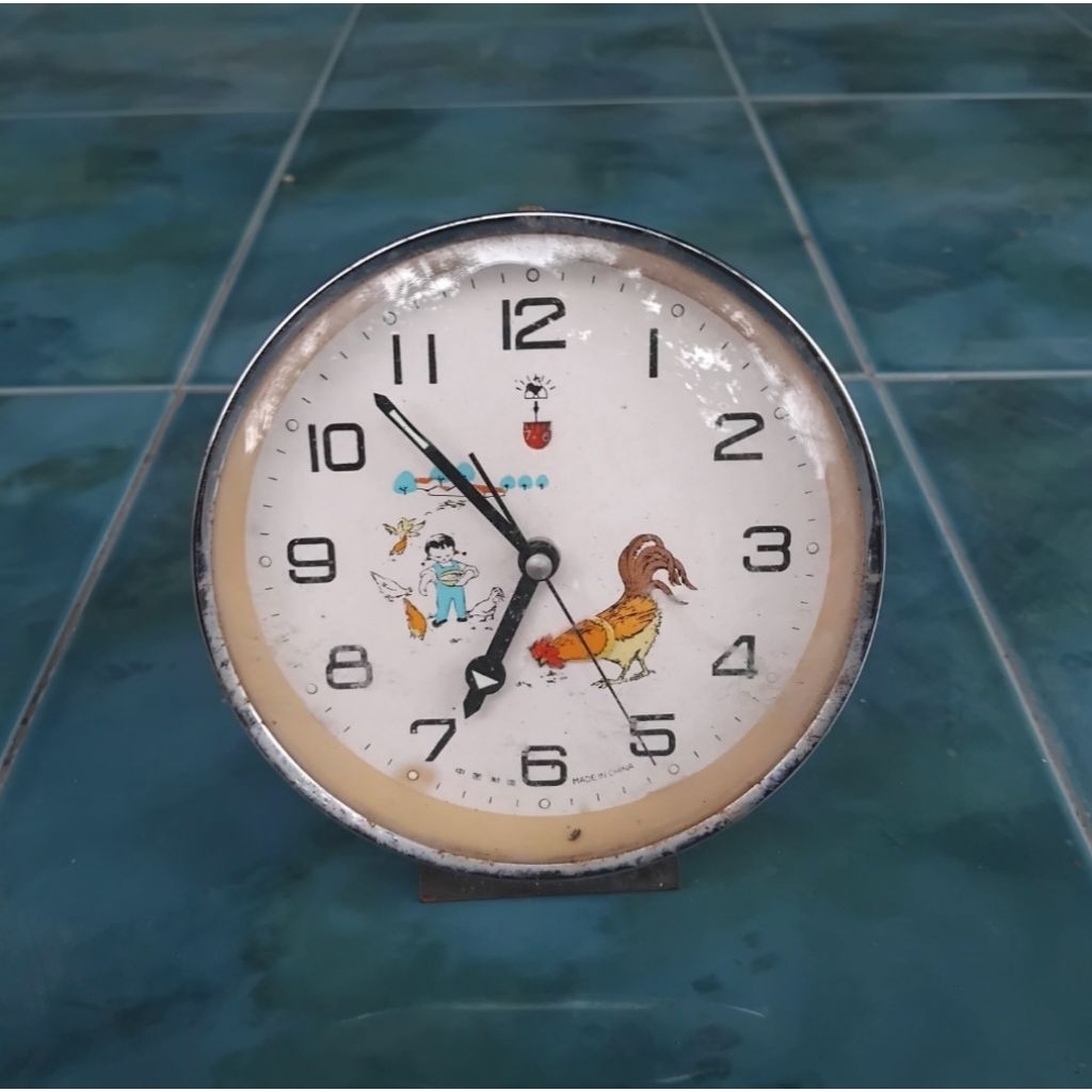 Jam weker jadul ayam jago jam beker ayam jago classic