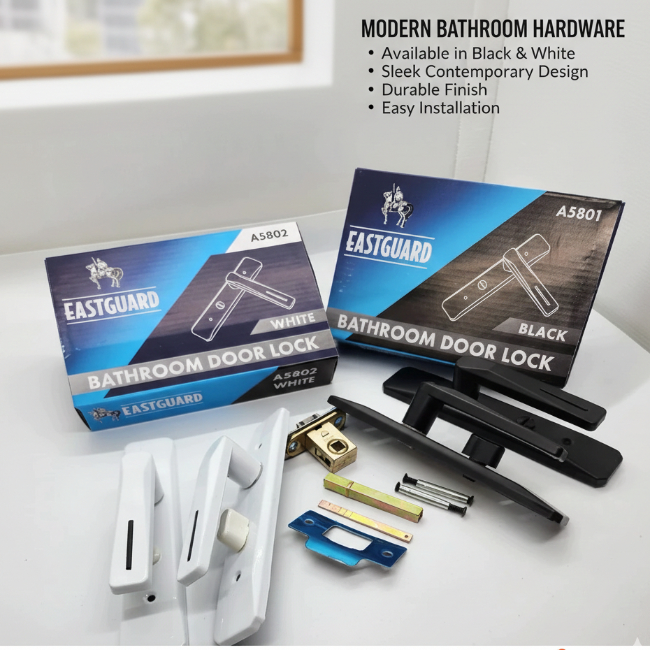 Kunci Pintu Kamar Mandi | Handle Pintu Wc | Gagang Kunci Pintu Minimalis Modern