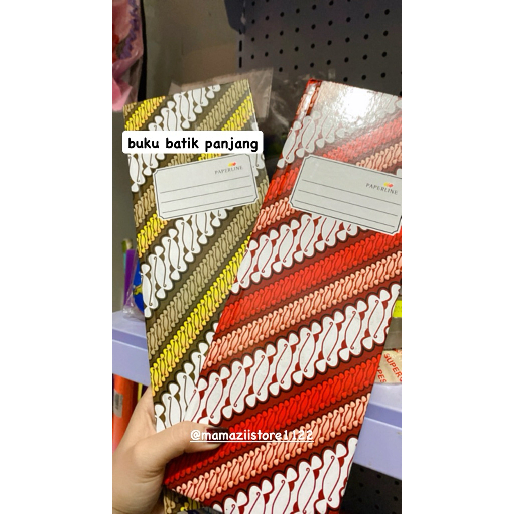 buku batik panjang