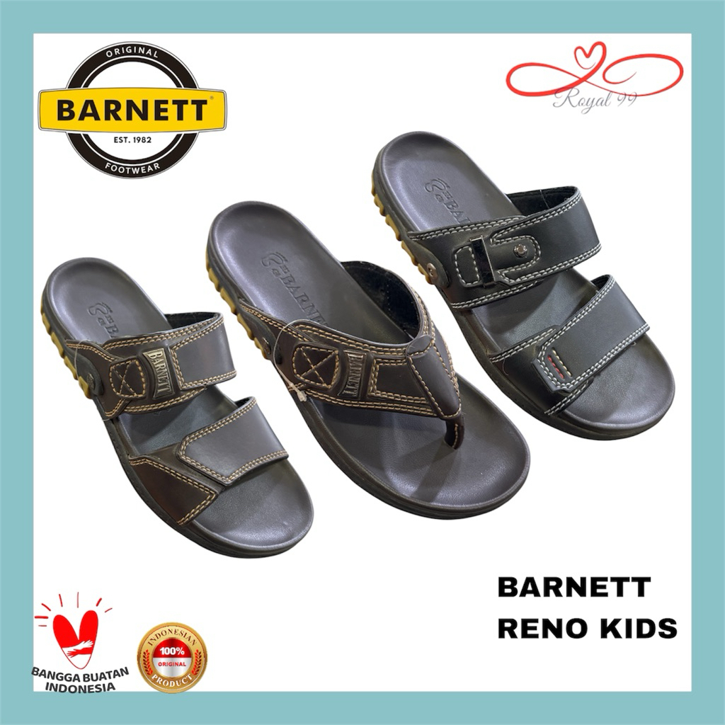 SANDAL ANAK BARNETT RENO KID 16 BLACK RENO KID 16 COFFE RENO KID 14 BROWN RENO KID 20 BLACK RENO KID