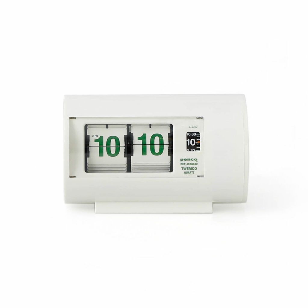 Penco Desk Clock - White