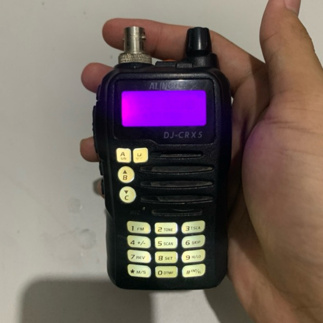 handy talky (HT) dual band Alinco DJ-CRX5 second original