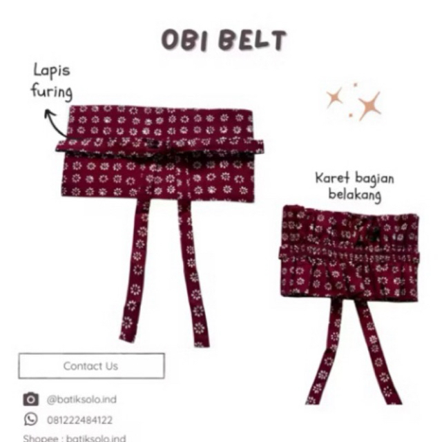 Preloved obi belt