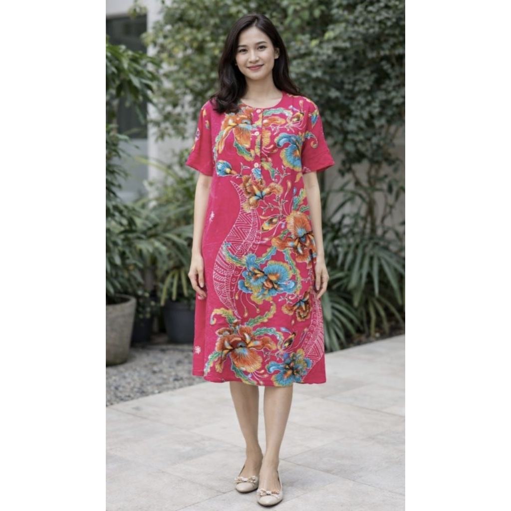 Daster Kencana Ungu (Label Biru) LD 118 / Promo Daster Kencana Ungu