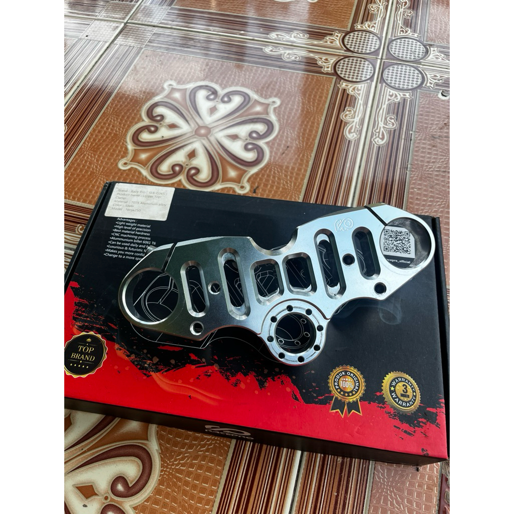 tripleclamp segitiga atas racepro ninja 250 fi old ninja 250 karbu