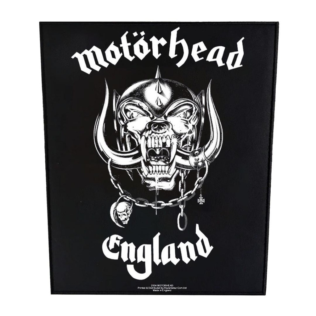 Motorhead - England Back Patch