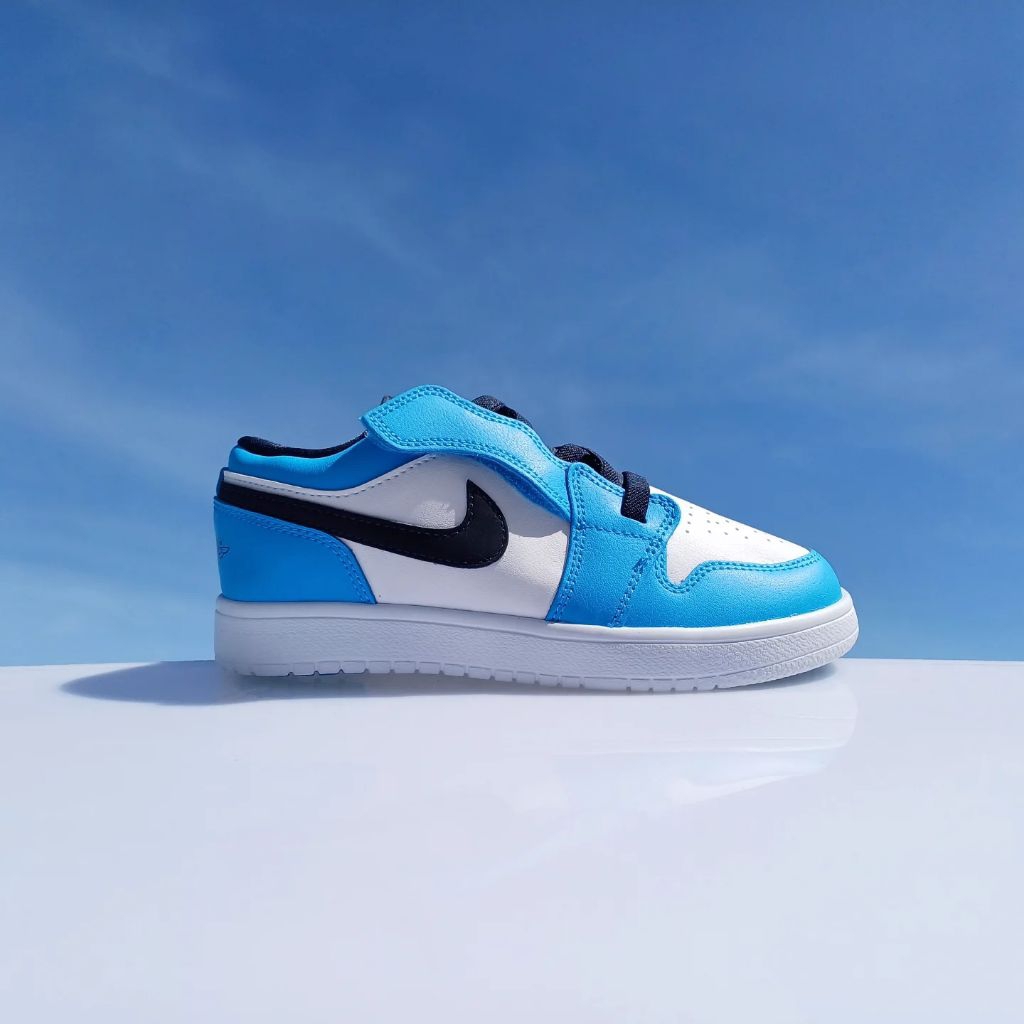 Sepatu Anak Original AirJordan1 Low - Blue White