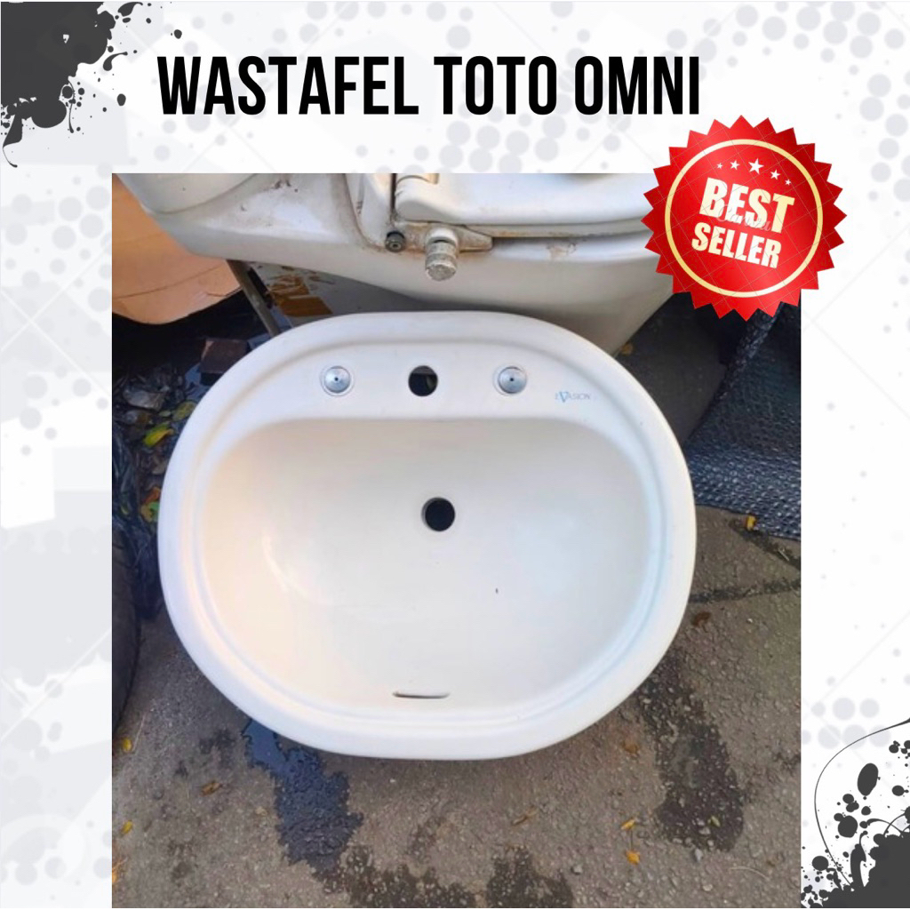WASTAFEL TOTO OMNI BODY ONLY MODEL DIATAS MEJA|WASTAFEL TOTO BERKUALITAS|WASTAFEL MURAH