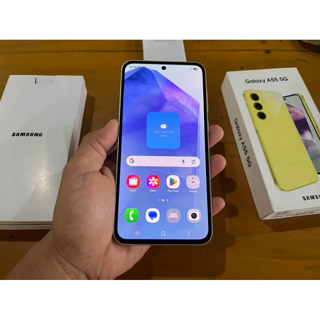 SAMSUNG A55 5G 12/256 BEKAS ORIGINAL SECOND
