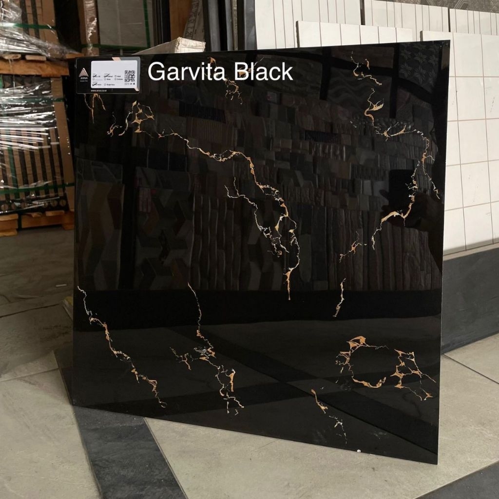 Granite 60x60 Garvita Black | Glazed Polish