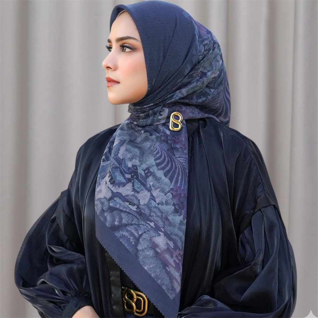 Buttonscarves Tuscany Series Voile Square Hijab Original