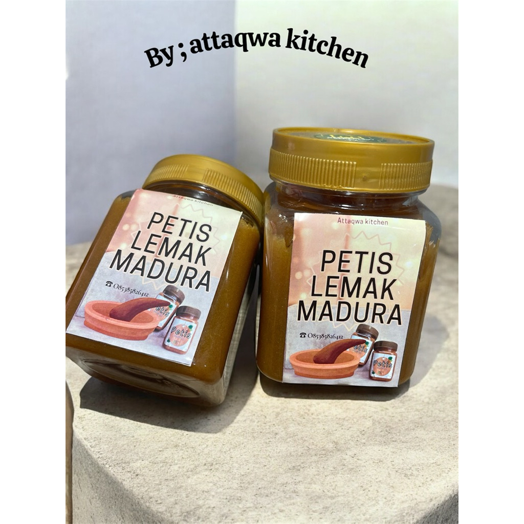 Petis Lemak Madura Asli 250gr– Gurih Manis, Kental, Cocok Rujak & Lontong