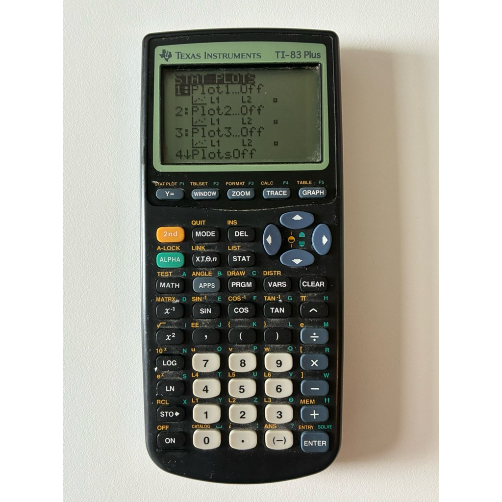 Texas Instruments TI-83 Plus - Graphing Calculator - Kalkulator Grafik *BEKAS*