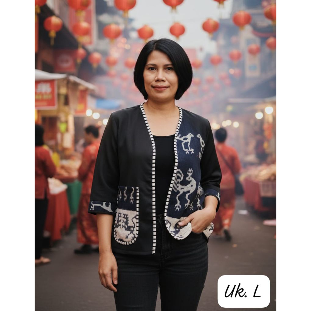 blazer tenun Sumba/tenun asli NTT