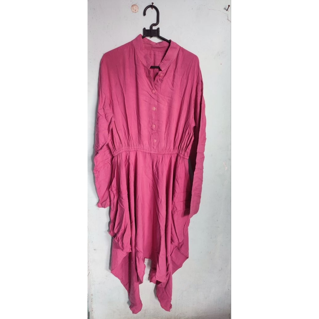 midi dress pink fanta