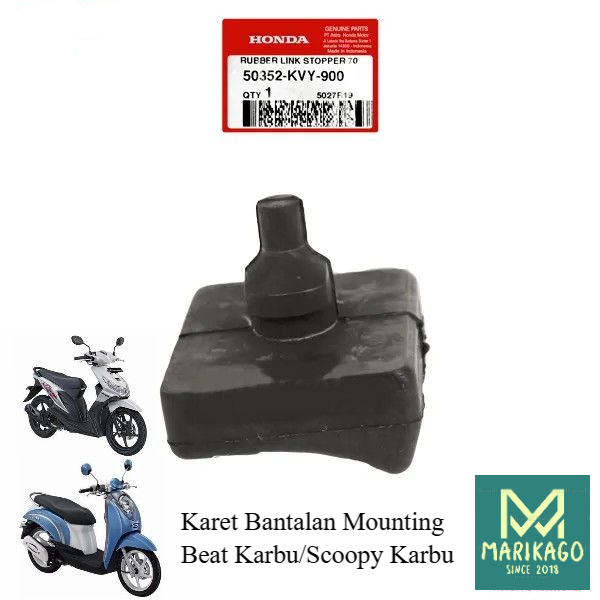 Karet Bantalan KVY Engine Mounting Dudukan Mesin Beat Scoopy | Karet Tahan Lama