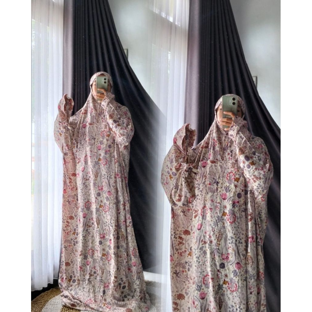 MUKENAH HADRAMAUT MOTIF BY AL ADAWIYAH COLLECTION