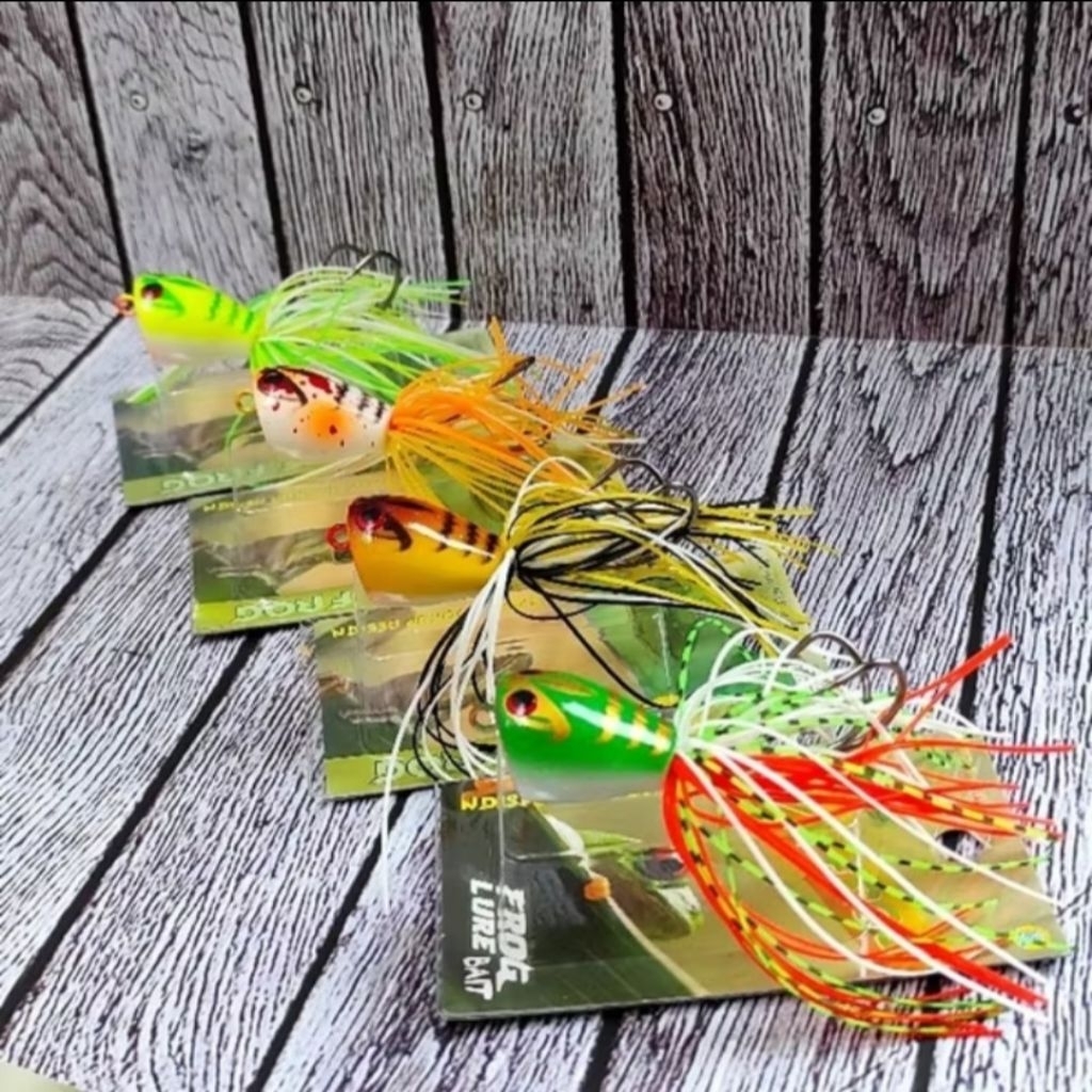 Jaws Frog 3cm Rattle Bahan Plastik