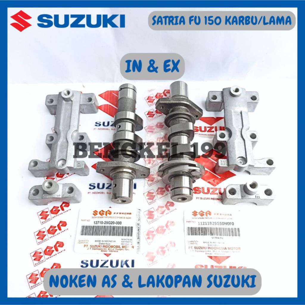 Noken As Set Lakopan Rumah Tutup Noken As Satria Fu 150 Karbu Suzuki Camshaft Lakopan Noken As Satri
