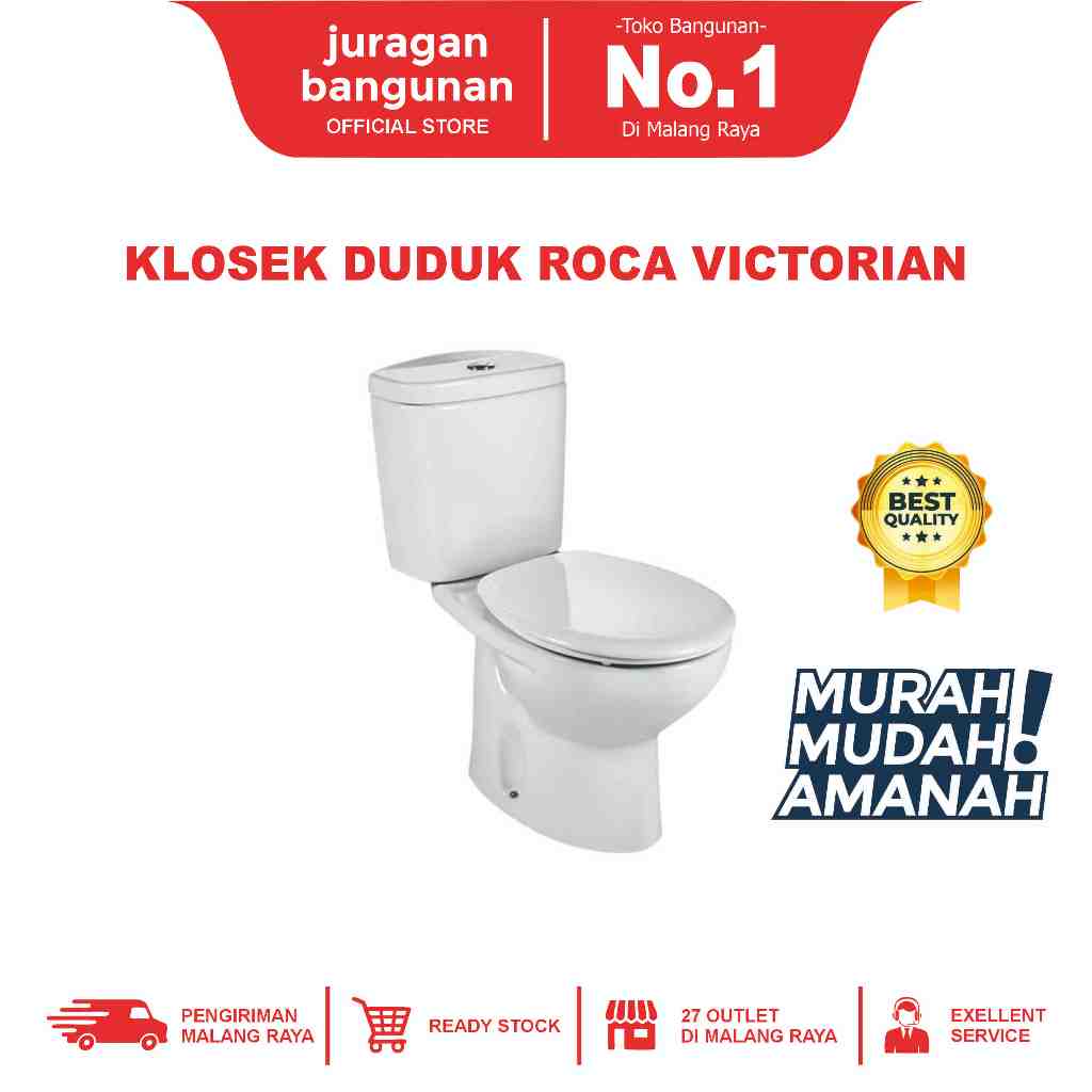 KLOSET DUDUK ROCA - KLOSET MONOBLOK ROCA - KLOSET DUDUK MALANG