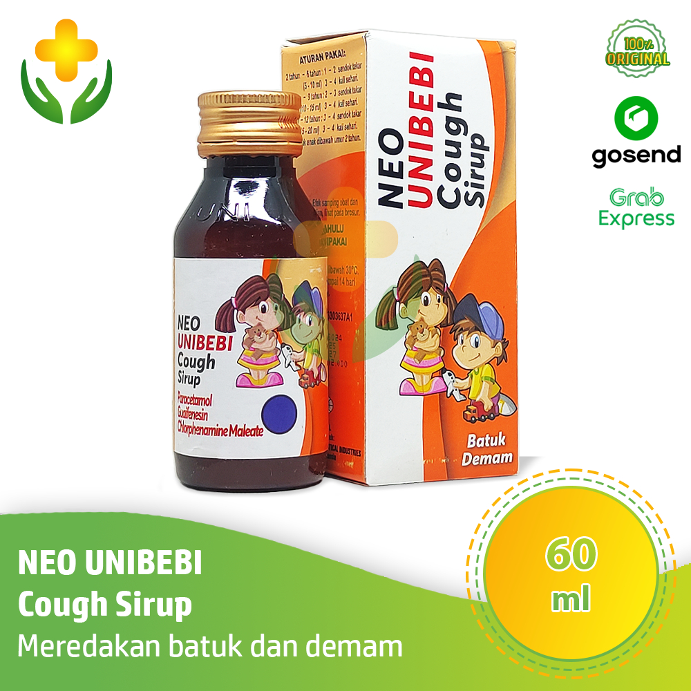 Neo Unibebi Cough Sirup 60 ml - Obat Batuk Demam Anak