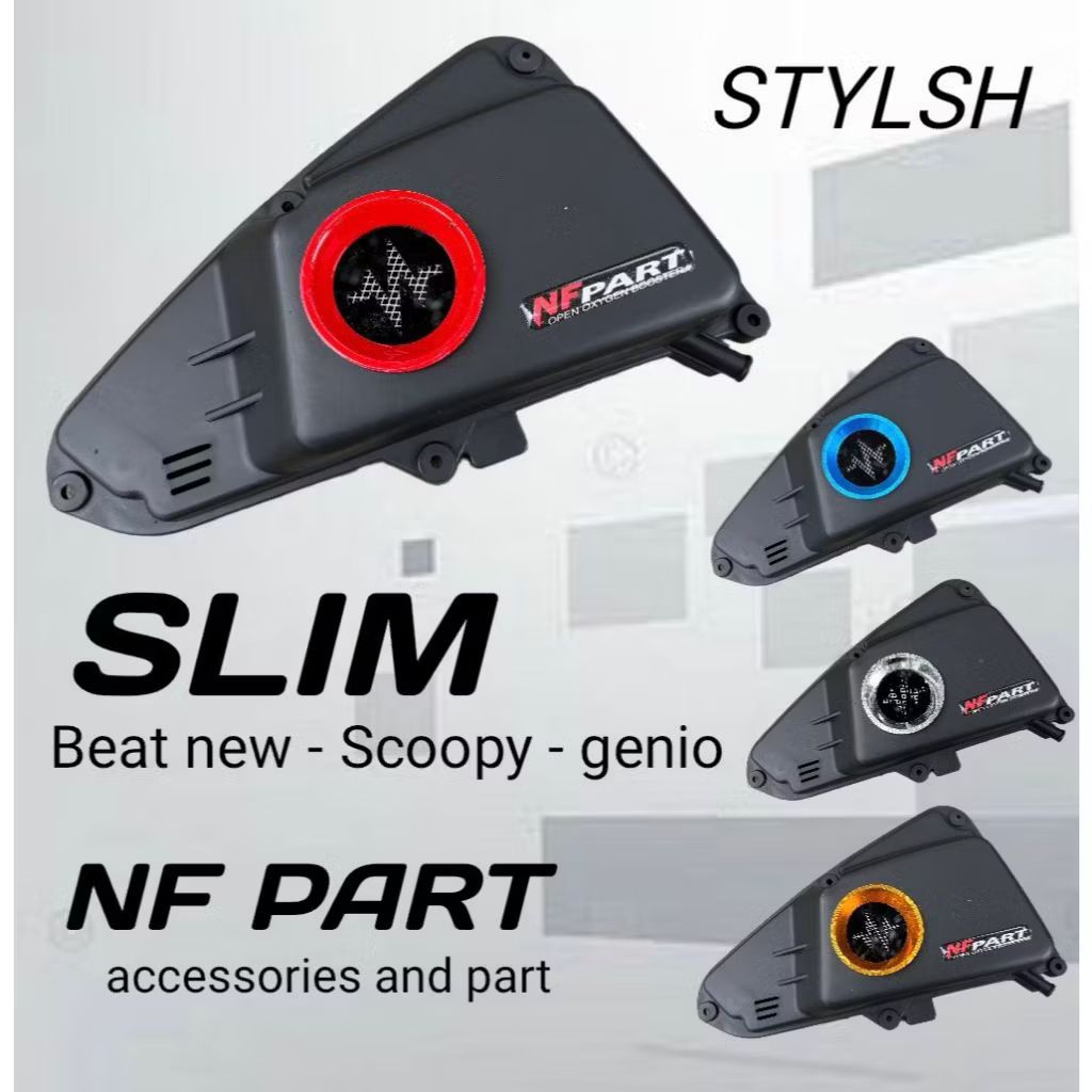 COVER FILTER HONDA SLIM BEAT DELUXE STREET SCOOPY GENIO 2020 VELOSCOPE MODEL PREMIUM