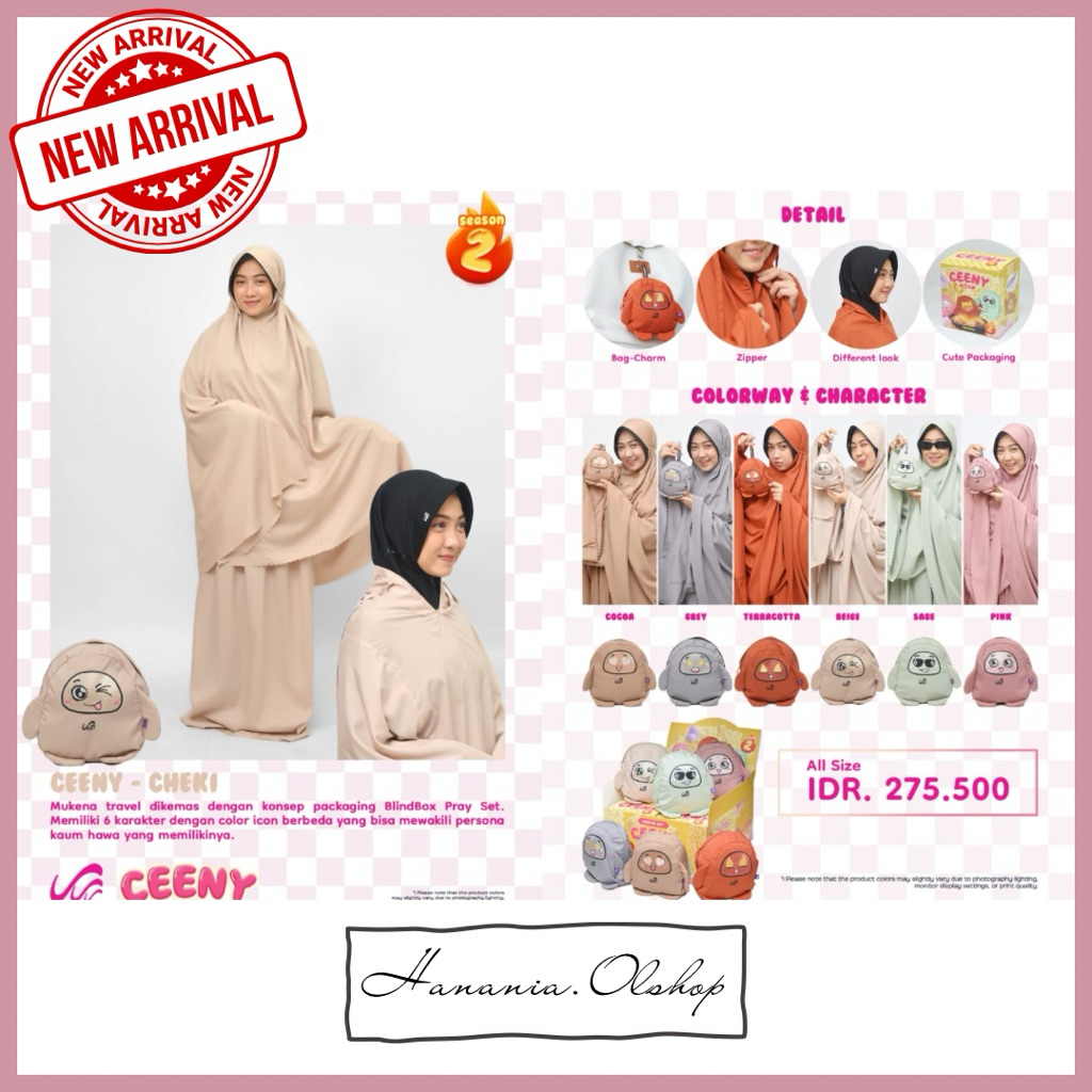 DISKON RABBANI - NEW ARRIVAL Mukena Ceeny Rabbani BATCH 2 | mukena rabbani | mukena traveling | muke