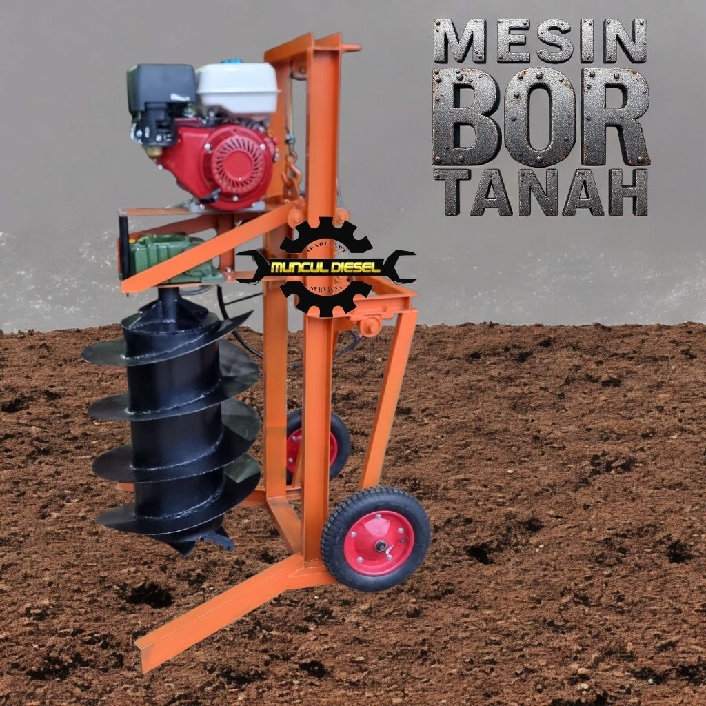MESIN BOR TANAH MESIN AUGER ALAT PEMBUAT LUBANG TANAH