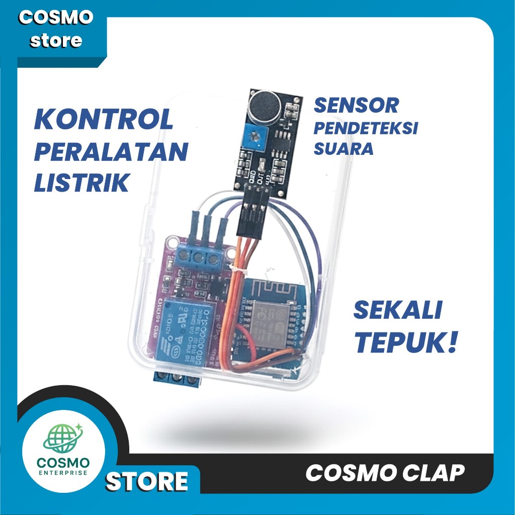 COSMO CLAP - Saklar Kipas Angin & Lampu Otomatis Sensor Tepuk Tangan - Solusi Mager