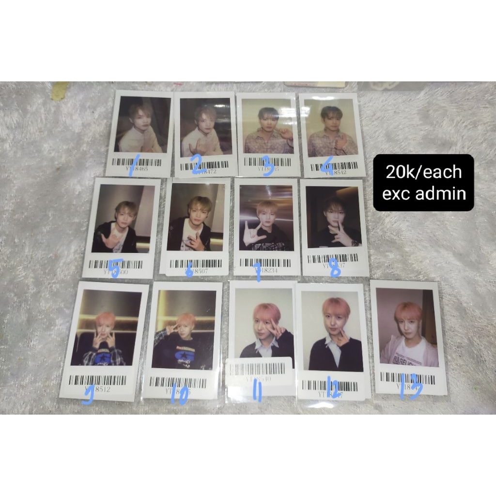 KMS POLAROID NCT DREAM OFFICIAL CHENLE RENJUN