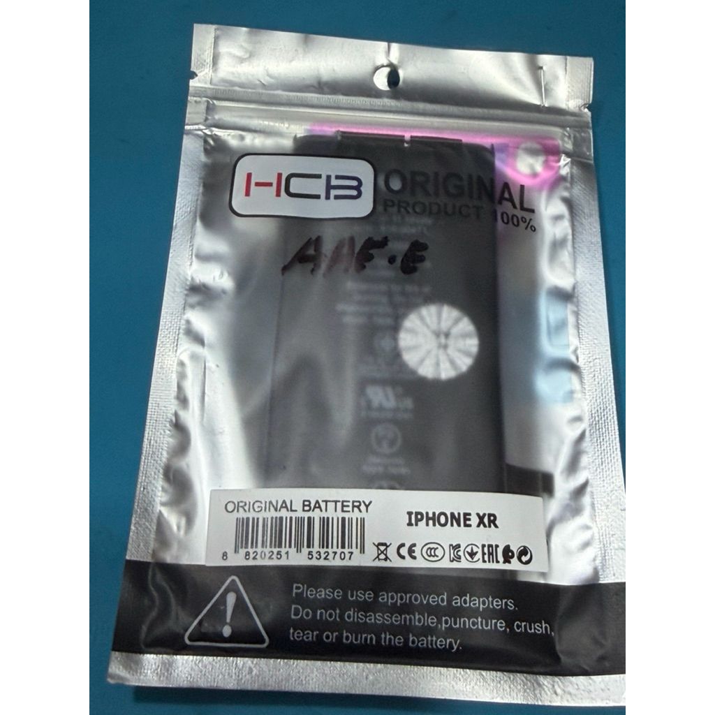 BATERAI HP HCB iPHONE XR ORIGINAL 100%