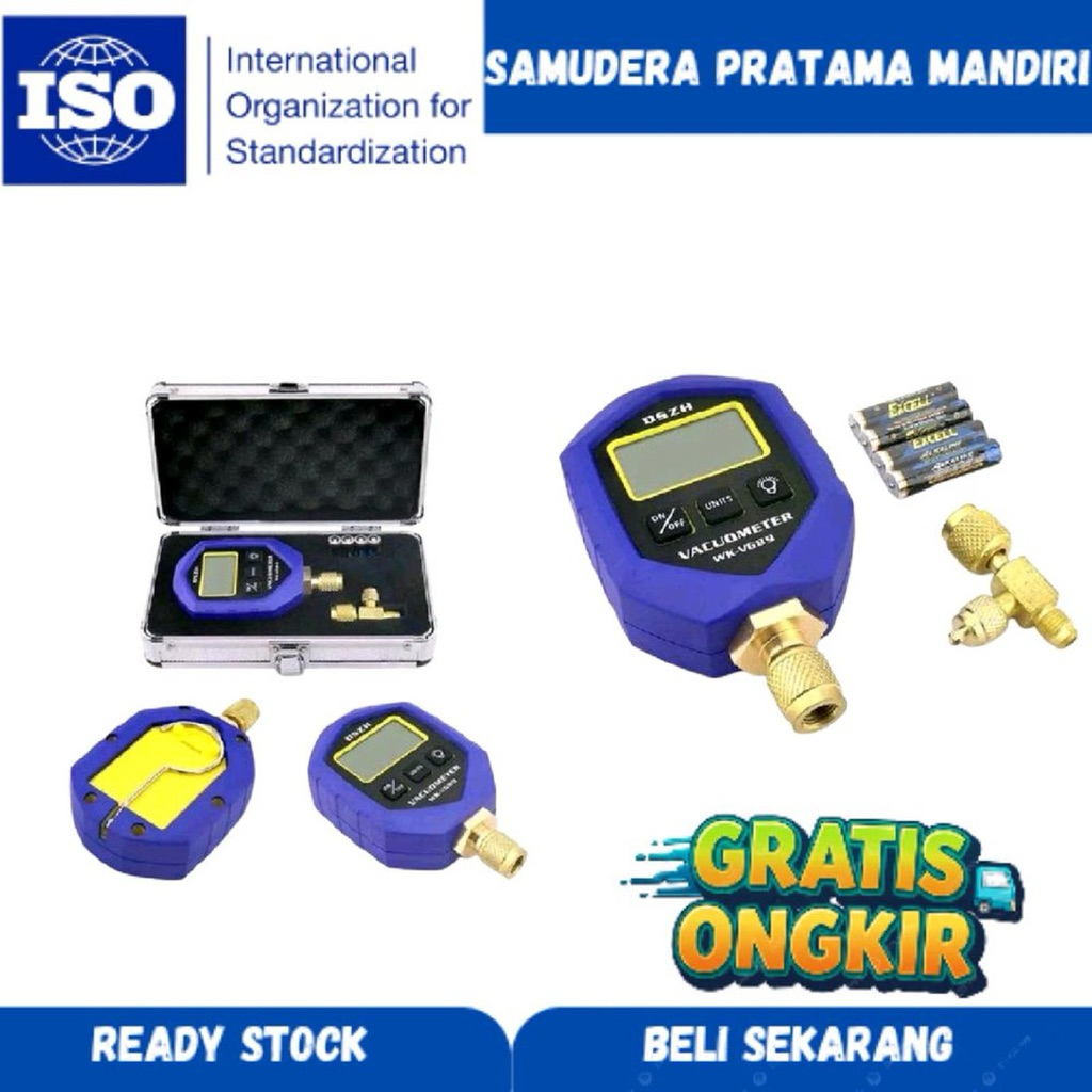 WK-VG88 Digital Manifold Vacuum Pressure Gauges Testing AC