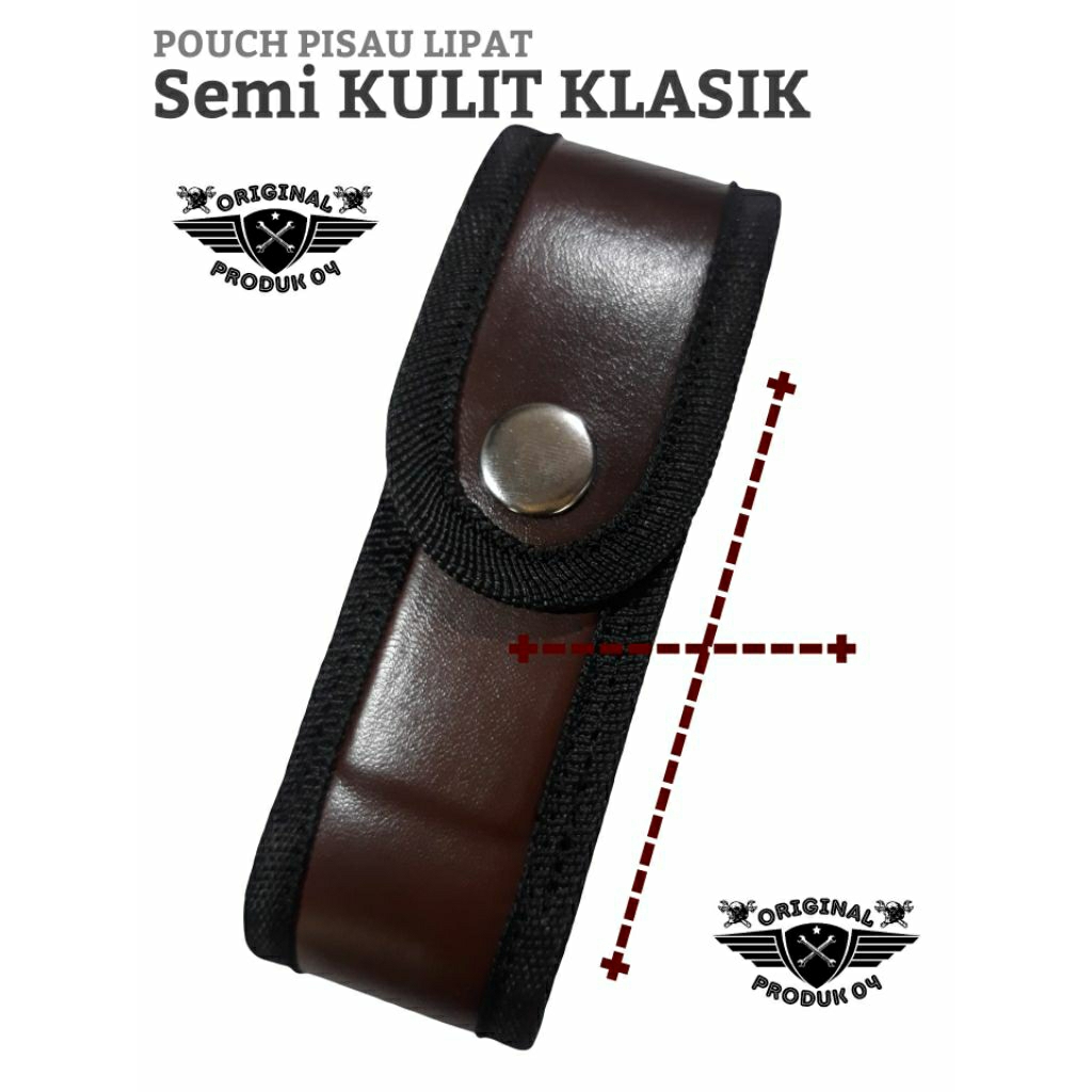 Tempat pisau lipat kulit - sarung pisau lipat kulit -