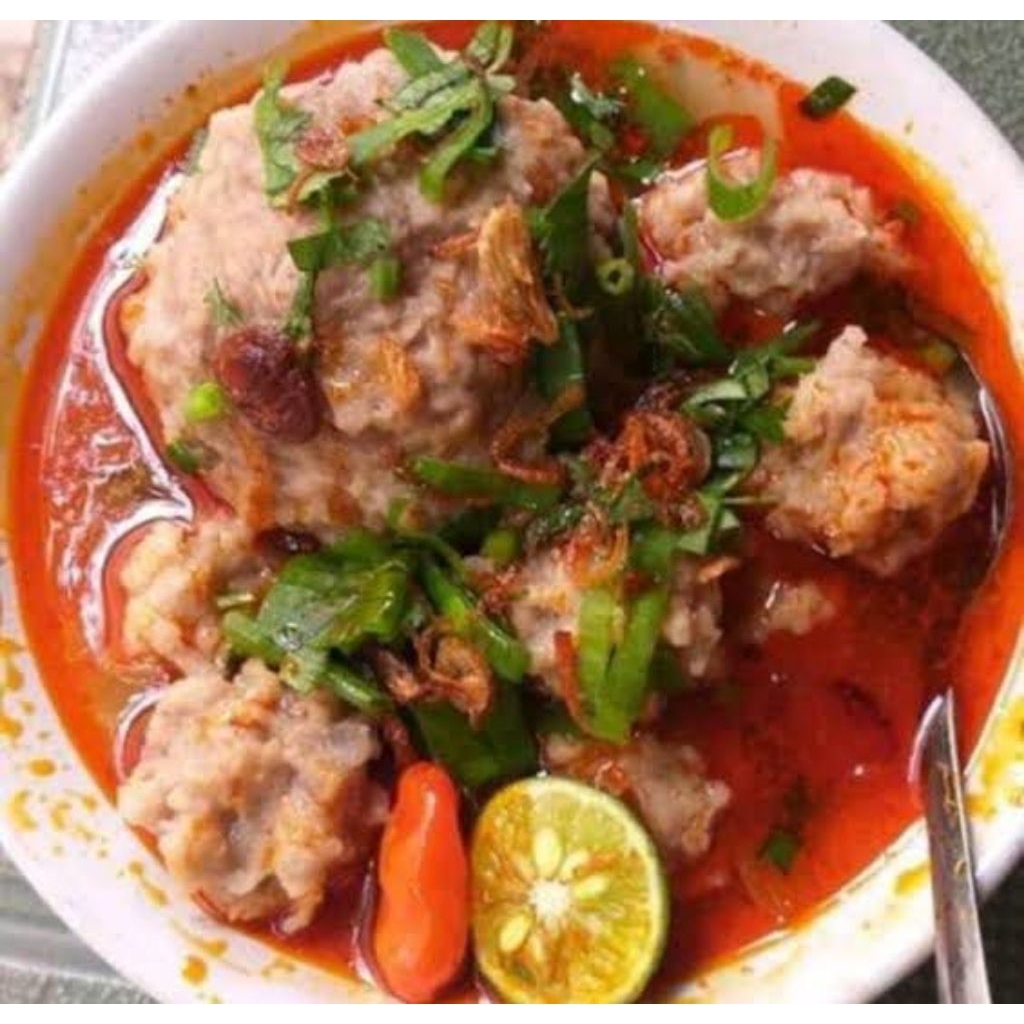 Bakso Ikan Malingping Kuah Merah - Segar dan Lezat, Tanpa Pengawet