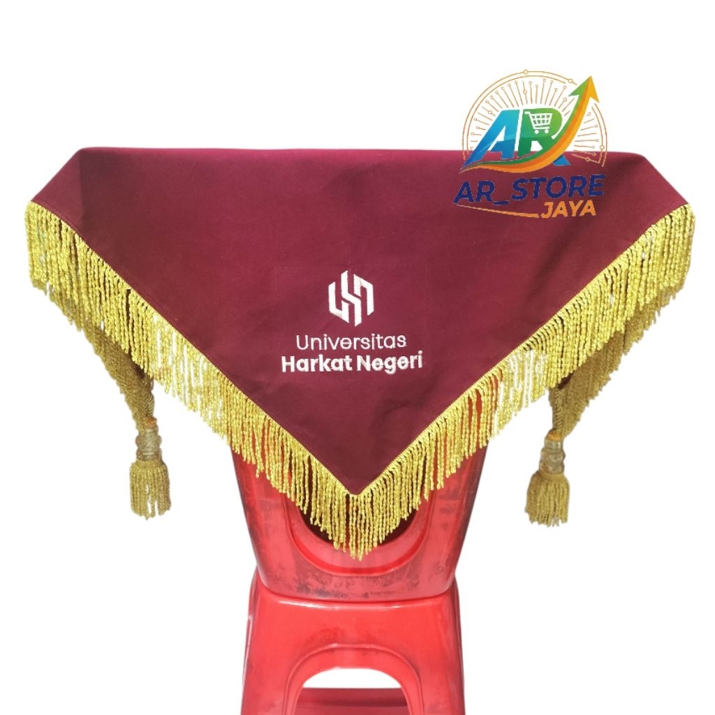 alas baki atau taplak baki costum logo dan warna