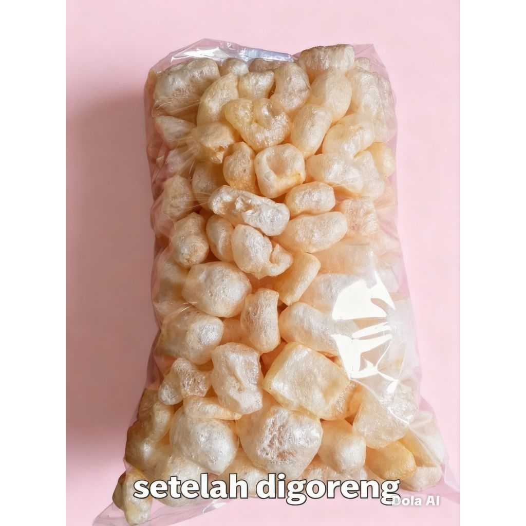 kerupuk kulit sapi mentah