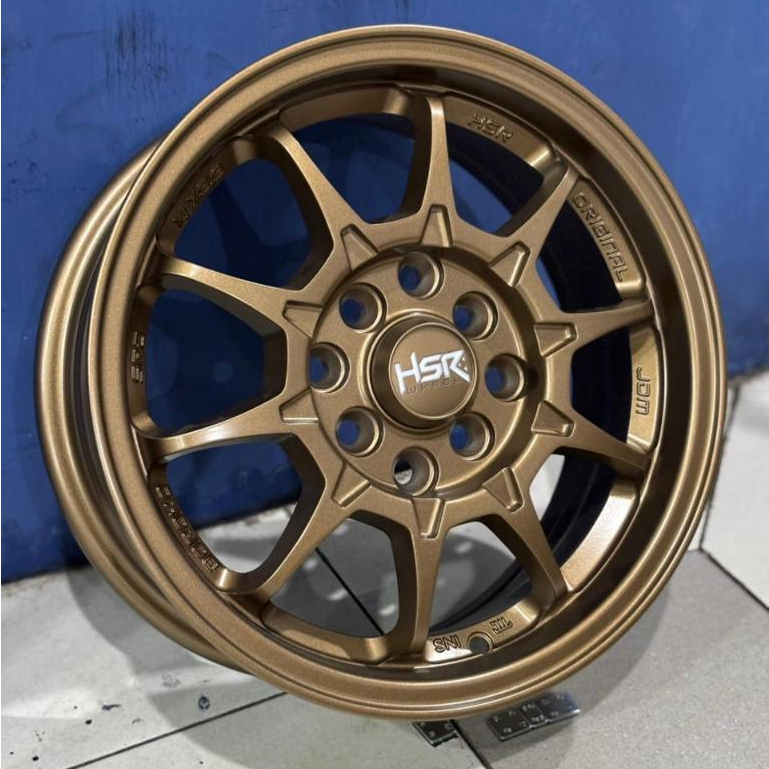 Velg HSR Wheel Ring 14 Buat Agya Calya Sigra Karimun Avanza Velg Alloy R14 HSR Boroko Srd R14