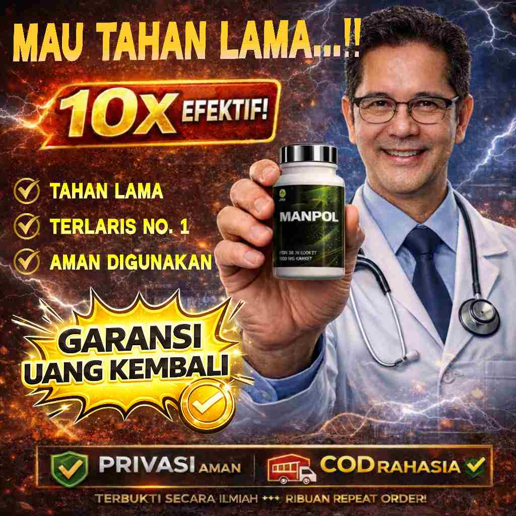 0bat Kuat MANPOL Pria Tahan Lama untuk Pria Kuat Perkasa Original 100% BPOM