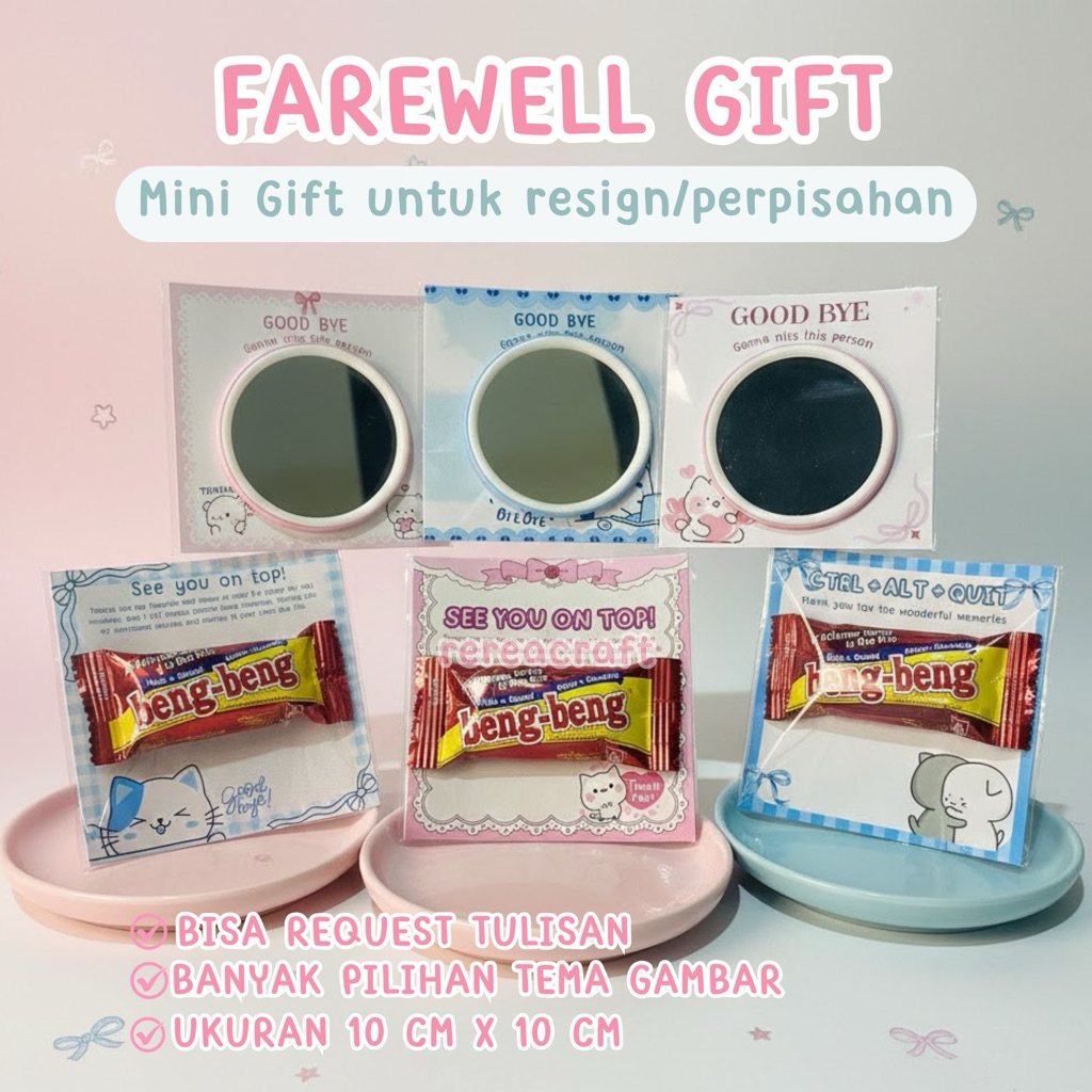 FAREWELL GIFT - Mini Gift Untuk Resign - Perpisahan - Mini Gift Resign