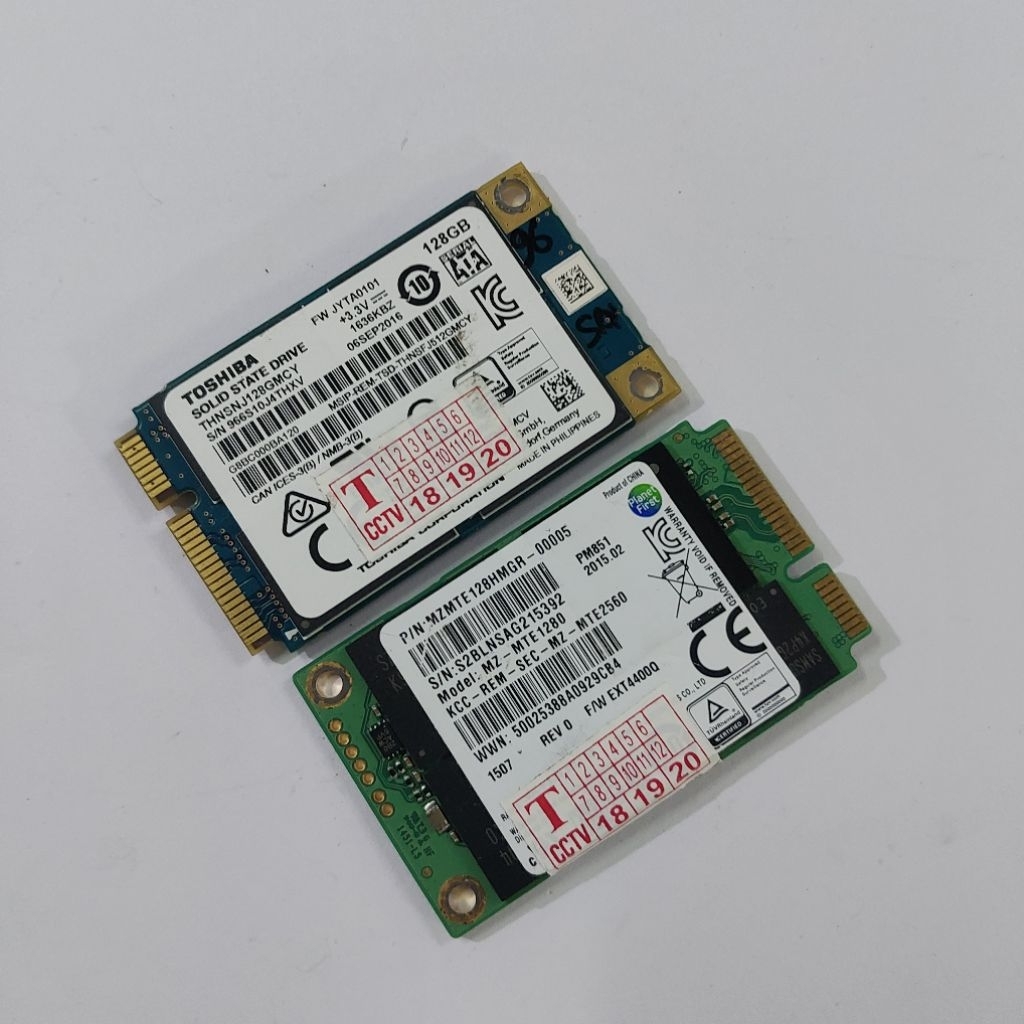 SSD MSata 512GB - Ssd MSATA 256gb Gb - mSATA 128Gb BUKAN NVME M.2 SATA