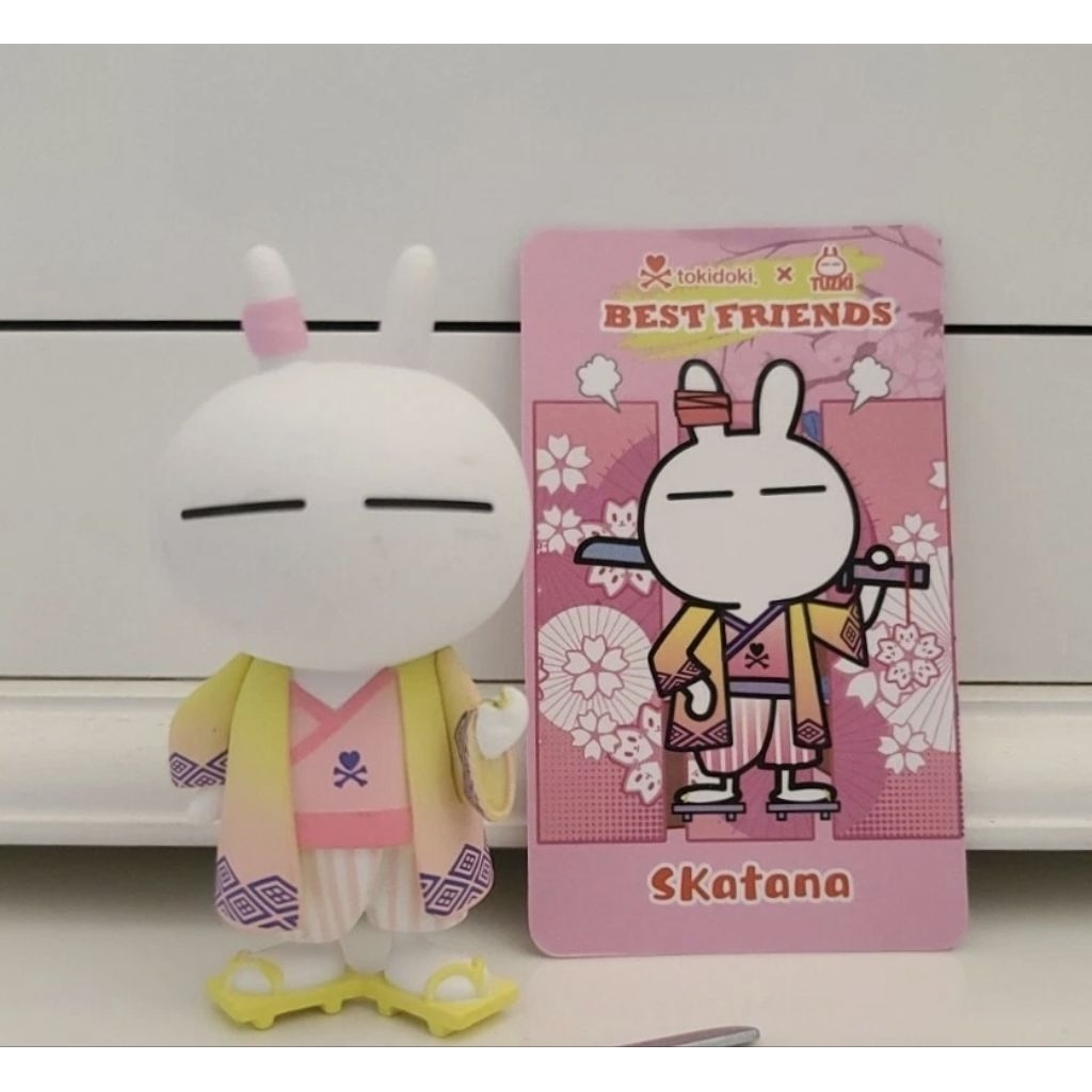 Tokidoki x Tuzki Original open box Koleksi Figure Tokidoki Tuzki Skatana