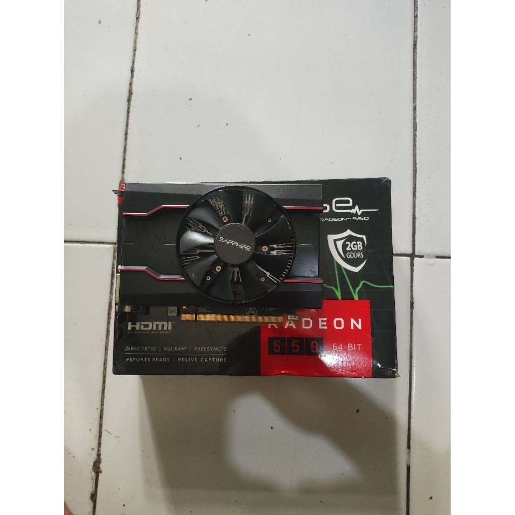 sapphire pulse rx 550 2gb