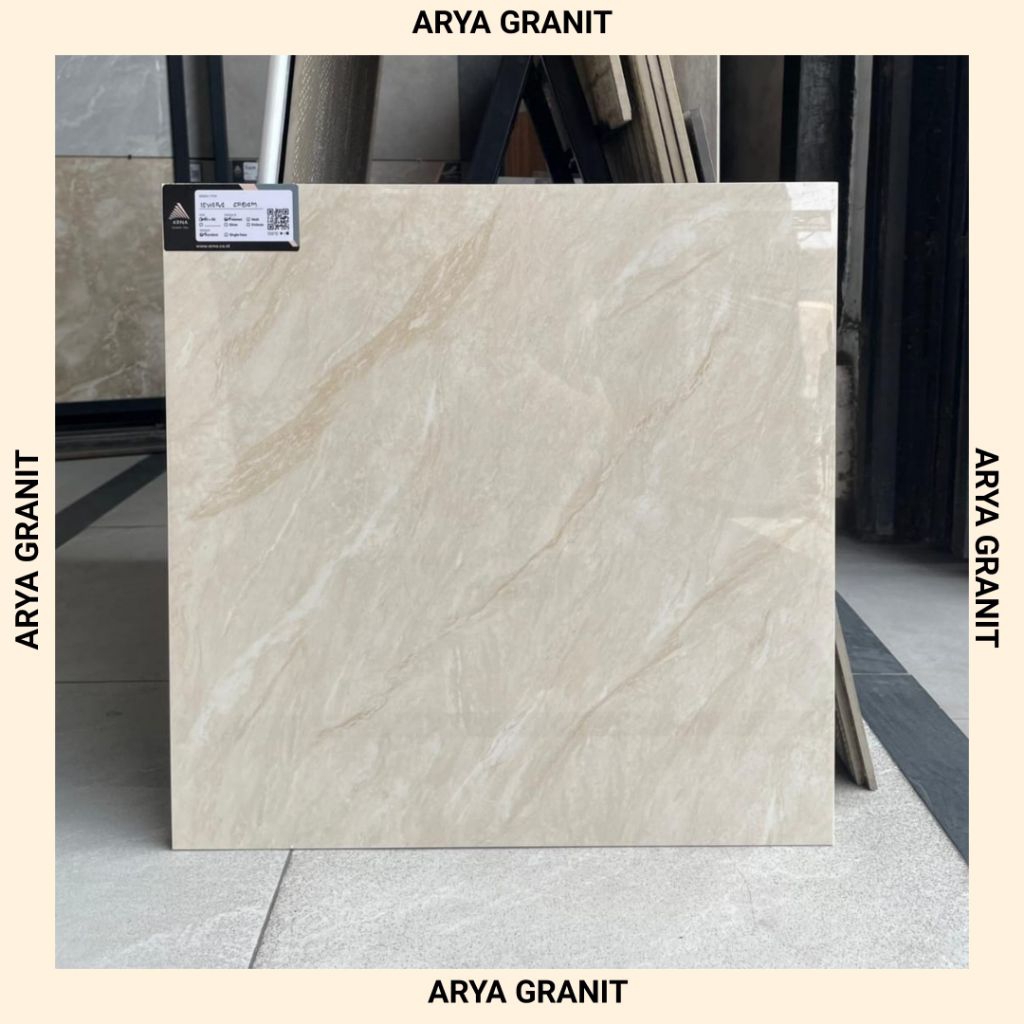 granit lantai Arna isvara cream UK 60×60