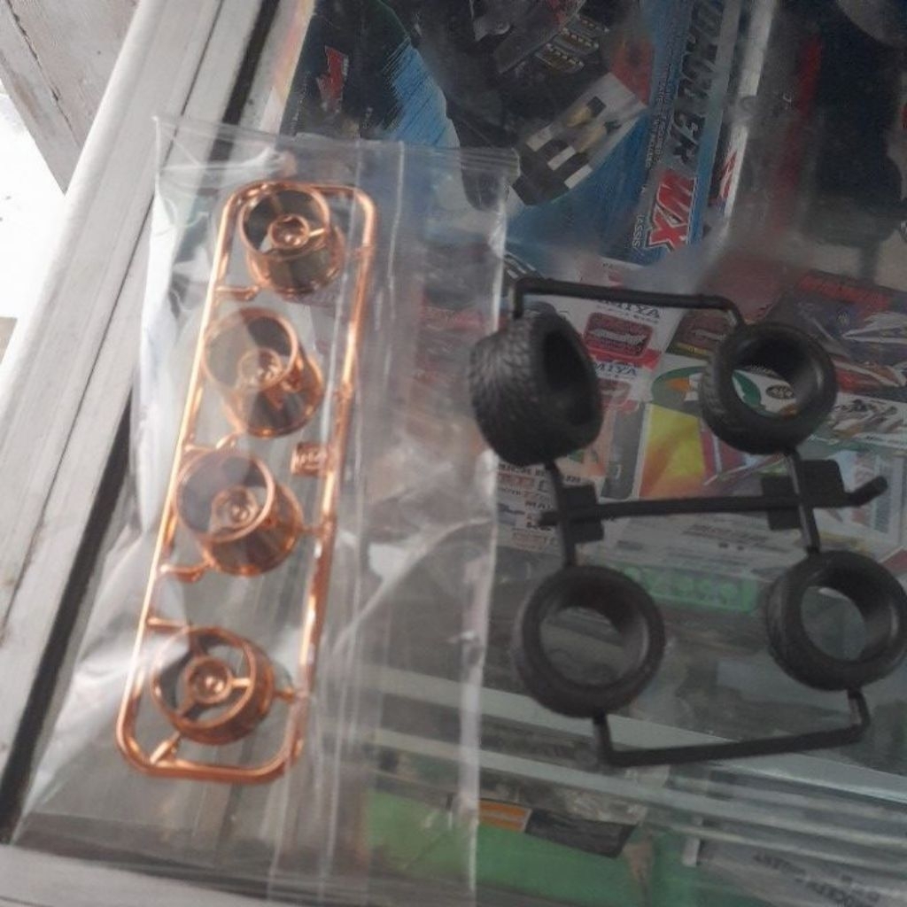Ban small ulir dan Velg small replika daxing mini4wd