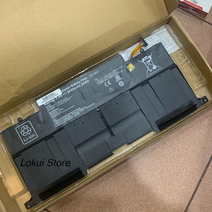 Baterai Asus ZenBook C22-Ux31 C23-Ux31 Ux21 Ux21E UX31 UX31A UX31E UltraBook