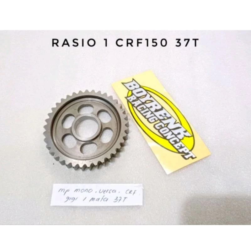 GIGI 1 RASIO CRF 150 NEW MEGAPRO VERZA 37T-BOYRENK