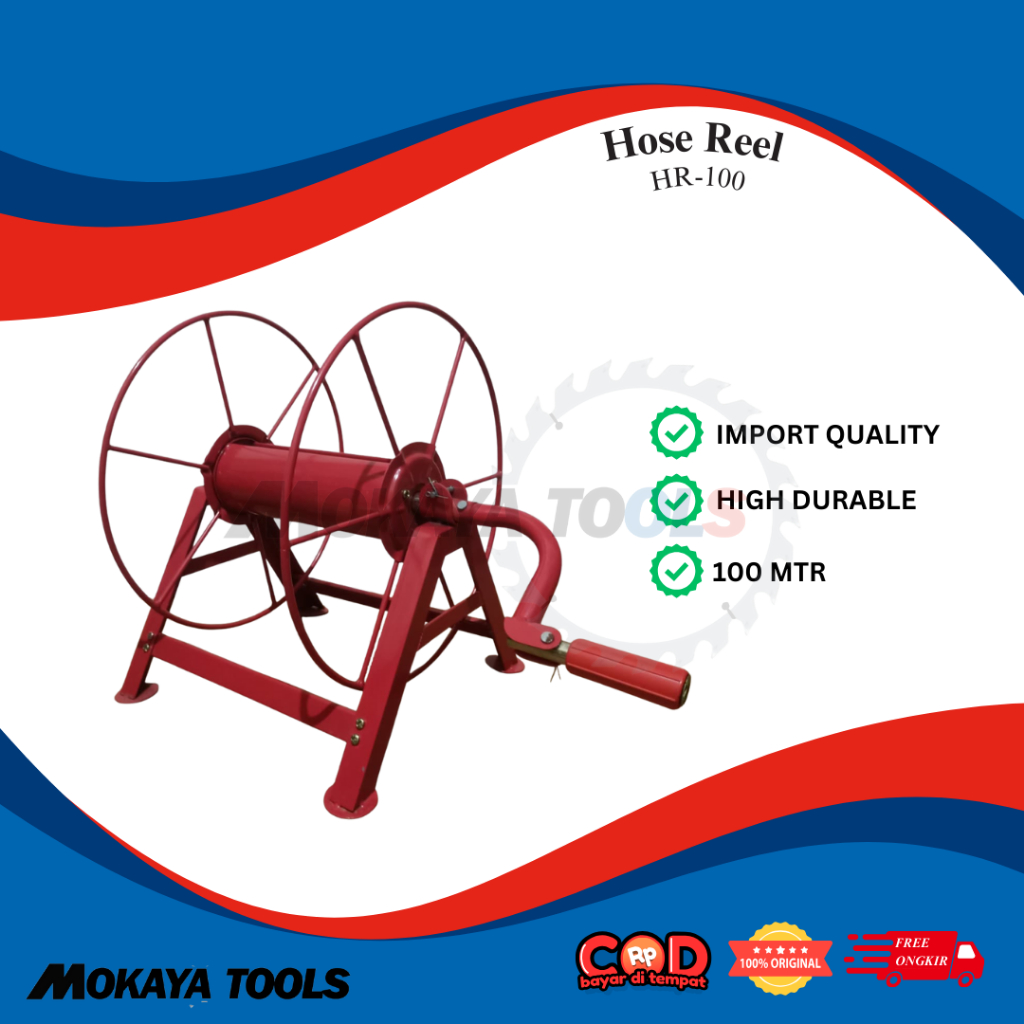 hose reel rangka rumah gulungan selang 100 m meter
