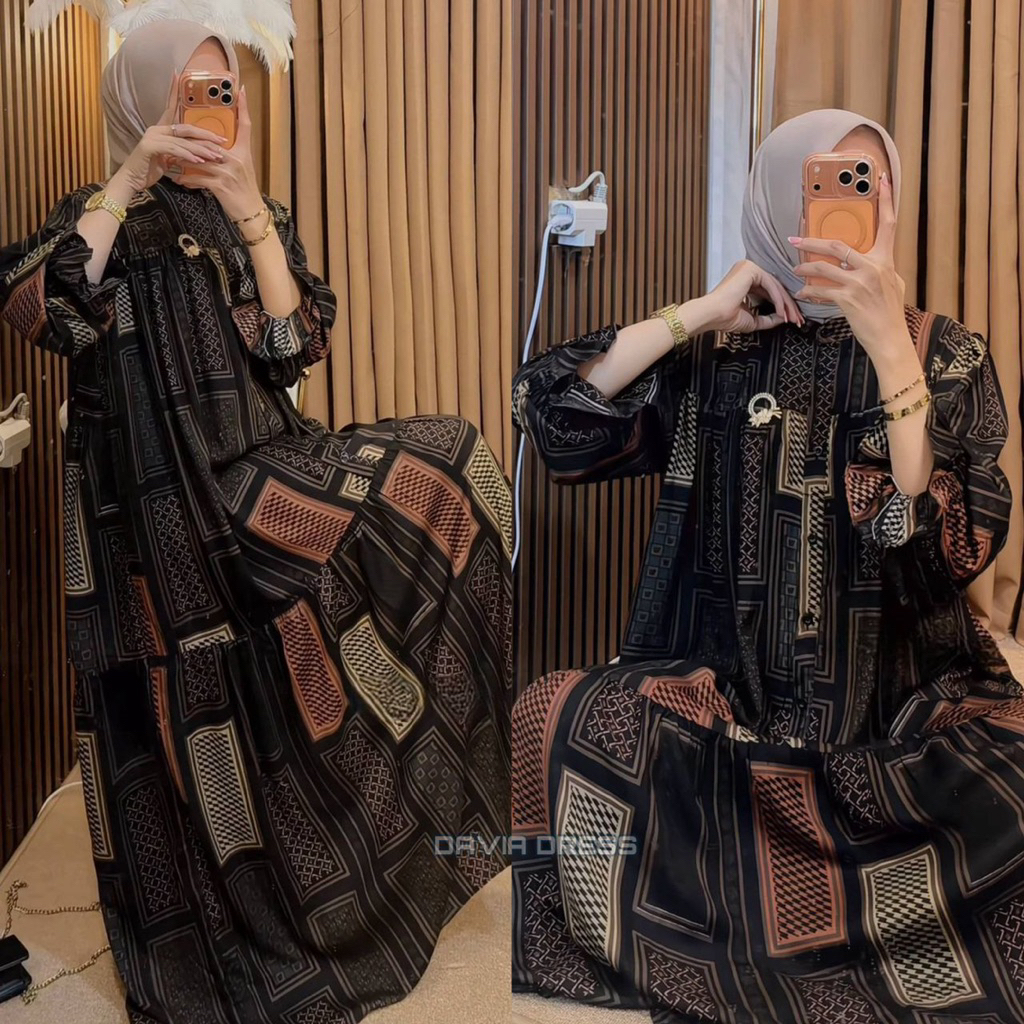 TOKOCAKADUT | gamis rayon jumbo rania maxy dress
