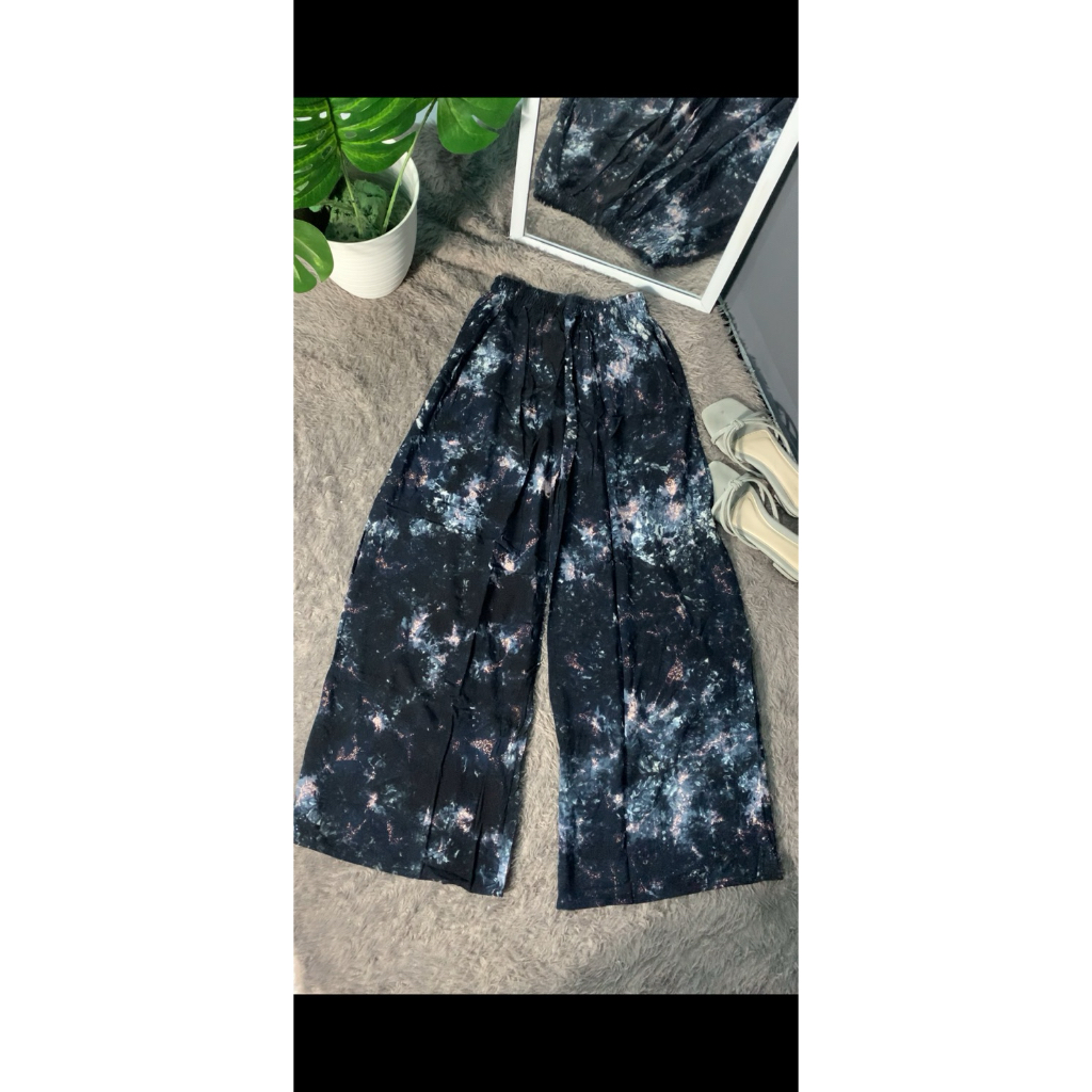 CELANA KULOT RAYON TIEDYE MURAH
